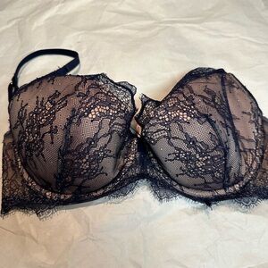 Victoria's Secret Black Lace Underwire Bra
